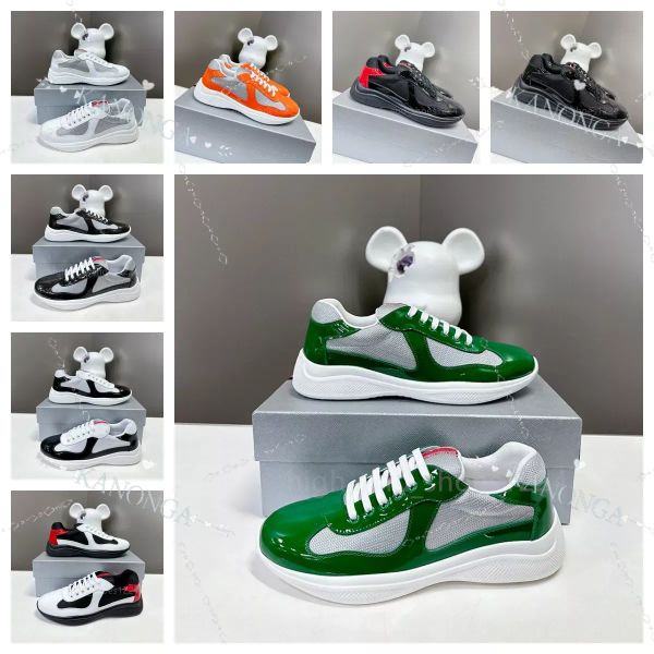 Designer Shoes Mens Shoes Womens Sneakers Classic Casual Shoes Bright Leather N…