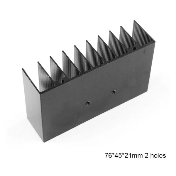 CIRMECH Amplifiers Cooler Radiator Aluminum Heat sink for LM1875 TDA2030 Electronic Chip Heatsink Cooling Pads 76*45*21mm