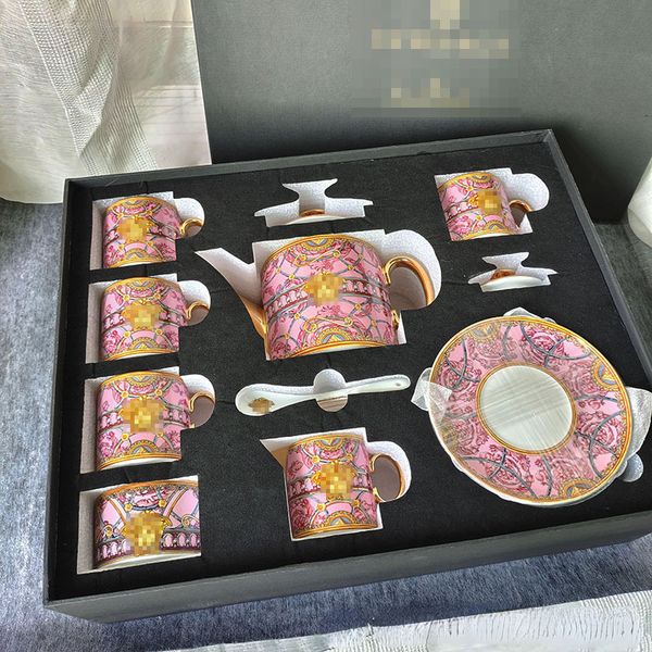 nordic style cups household simple retro ceramic 15piece coffee set afternoon tea cup saucer set teapot