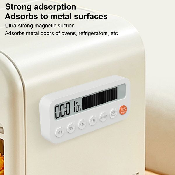 LCD Digital Timer Magnetic Countdown Reminder Kitchen Cooking Timer Students Study Countdown Timer