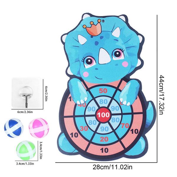 Toys Dart Games Dart Board For Kids With 3 Balls Large Dart Board For Kids Best Festival Gifts Indoor Game And Party Games For