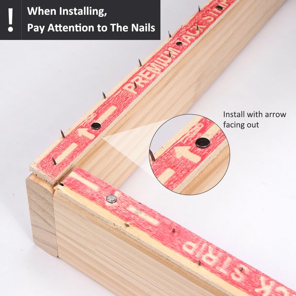 60x60cm Wooden Instant Tufting Frame Clamp Yarn Feeder Screws Large Tufting Frame Tufting Carpet Making Frame for Tufting Rug
