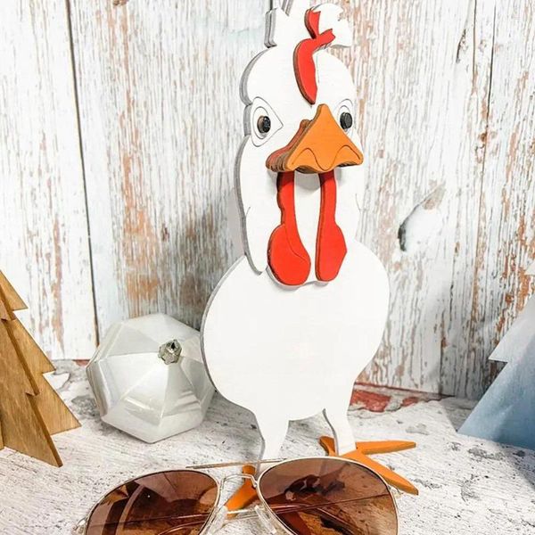 Decorative Plates 20cm Creative Wooden Rooster Statue With Glasses Office Table Household Rack Goods Decoration Wholesale C7S9
Decorative Plates 20cm Creative Wooden Rooster Statue With Glasses Office Table Household Rack Goods Decoration Wholesale C7S9