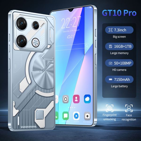 Hot Cross-Border Ozon Mobile Phone GT10 Pro Smart Phone 16 1T Android 3G Foreign Trade Factory Delivery Wholesale, White
Hot Cross-Border Ozon Mobile Phone GT10 Pro Smart Phone 16 1T Android 3G Foreign Trade Factory Delivery Wholesale, White