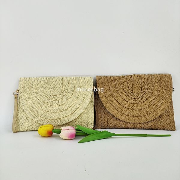New Woven Bag Grass Underarm Bag Beach Wind Signal Sealing Flip Bag Woven Bag Letter Sealing Bag Crossbody Bag, Khaki
New Woven Bag Grass Underarm Bag Beach Wind Signal Sealing Flip Bag Woven Bag Letter Sealing Bag Crossbody Bag, Khaki