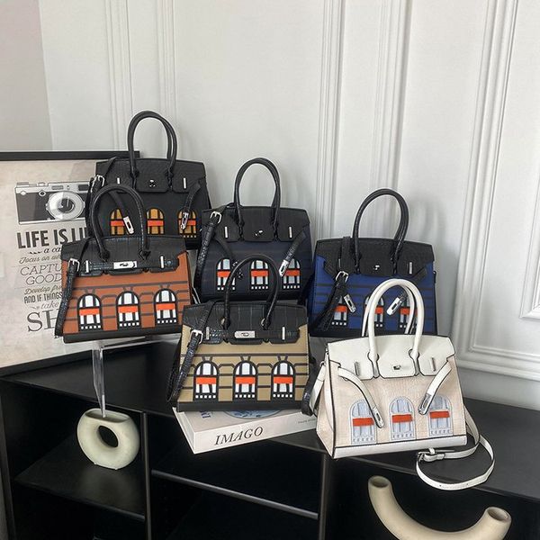 Factory wholesale women shoulder bag 6 elegant color matching leather handbags daily Joker stone handbag personalized printing backpack 6617#, Khaki
Factory wholesale women shoulder bag 6 elegant color matching leather handbags daily Joker stone handbag personalized printing backpack 6617#, Khaki