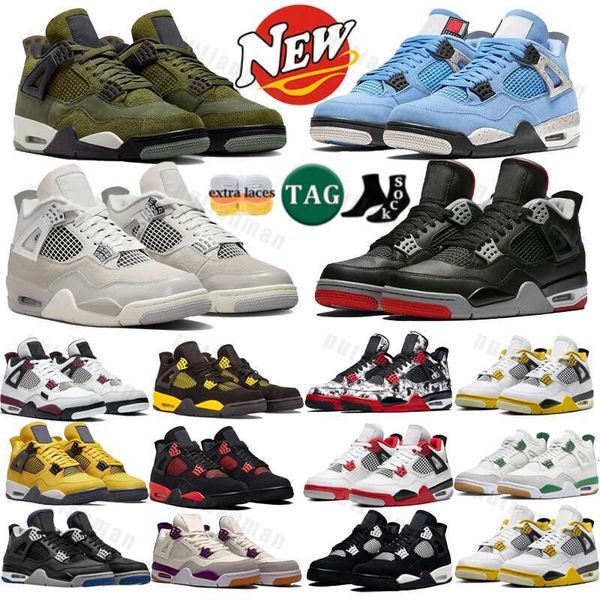Designer Shoes 4 Basketball Shoes 4s Metallic Gold Military White Bred Reimagined Sail Red Cement Thunder Mens Women Oreo Cool Grey University Blue Pine Green Seafoa, Army green
Designer Shoes 4 Basketball Shoes 4s Metallic Gold Military White Bred Reimagined Sail Red Cement Thunder Mens Women Oreo Cool Grey University Blue Pine Green Seafoa, Army green
