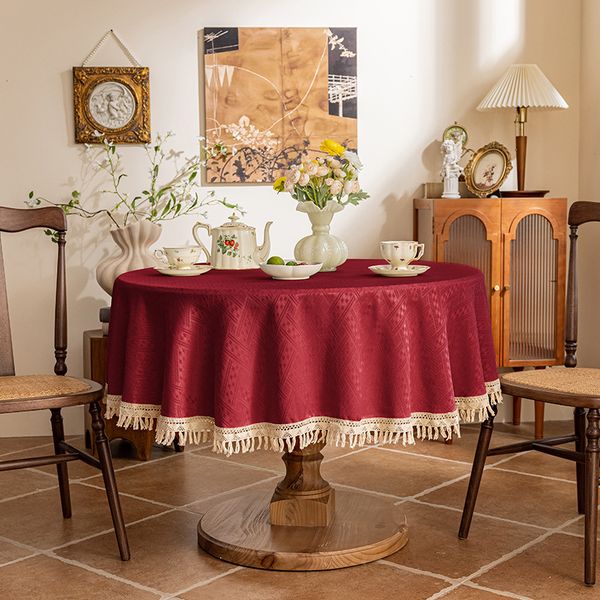 W286 Tablecloth cotton and linen jacquard tablecloth tassel tablecloth waterproof outdoor
W286 Tablecloth cotton and linen jacquard tablecloth tassel tablecloth waterproof outdoor