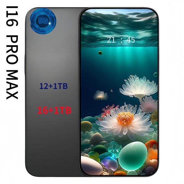 I15 for i16 Pro Max Smartphone unlock Camera 4G 5G 16GB 64GB 128GB cell phone RAM 128GB 256GB 1TB smartphone Android 6B smart, Black
I15 for i16 Pro Max Smartphone unlock Camera 4G 5G 16GB 64GB 128GB cell phone RAM 128GB 256GB 1TB smartphone Android 6B smart, Black