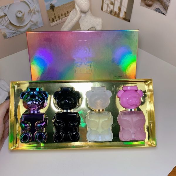 Teddy Bear Perfume Christmas Gift Box 4 in1 30mlFragrance Deodorant Toilet Water Scent Four-piece Set
Teddy Bear Perfume Christmas Gift Box 4 in1 30mlFragrance Deodorant Toilet Water Scent Four-piece Set