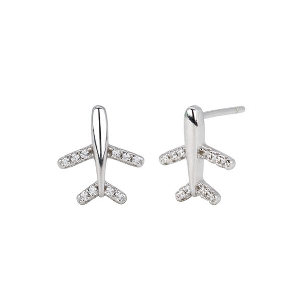 S925 pure silver micro inlaid stone personalized cute airplane style fashionable commuting earrings
S925 pure silver micro inlaid stone personalized cute airplane style fashionable commuting earrings