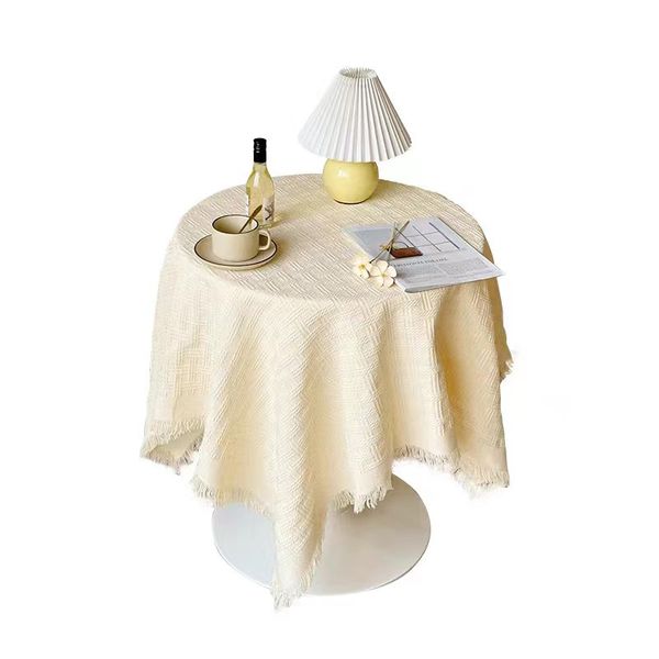 W284 Tablecloth high-grade light luxury home solid color retro wavy edge round tablecloth literary
W284 Tablecloth high-grade light luxury home solid color retro wavy edge round tablecloth literary