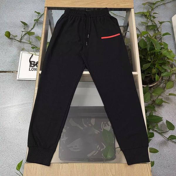 2024 Casual Pants Pant Black Solid Colour Sweatpants Fashion Classic Men Retro Cotton Jogger Pants Top Quality