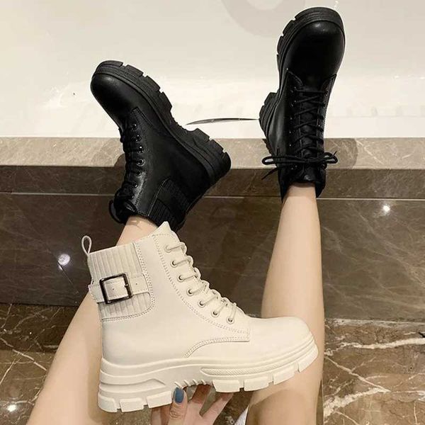 High Quality Newly arrived soft boots warm shoes versatile boots Fi round ankle boots winter elastic black boots detachable boots