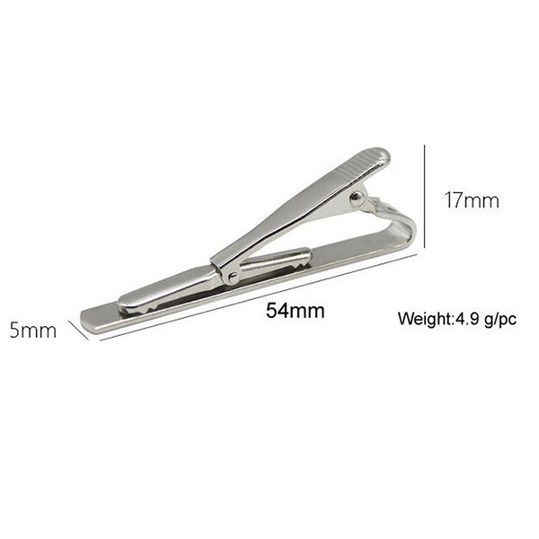Classic Style Brass Tie Clips – Perfect Wholesale Gift for Dad | Durable & Stylish Fashion Accessories (ID 24983)