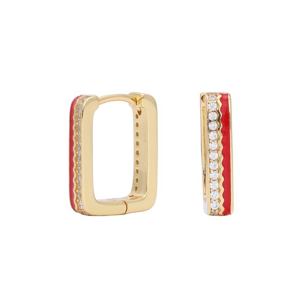 Fashionable and atmospheric square earrings made of 925 sterling silver with diamonds, featuring a high-end design and simple yet cool style
Fashionable and atmospheric square earrings made of 925 sterling silver with diamonds, featuring a high-end design and simple yet cool style