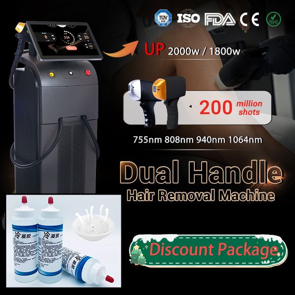 FDA Approve 2000W Dioda Laser Hair Removal Machine Soprano Laser Diode + Cold Gel
FDA Approve 2000W Dioda Laser Hair Removal Machine Soprano Laser Diode + Cold Gel