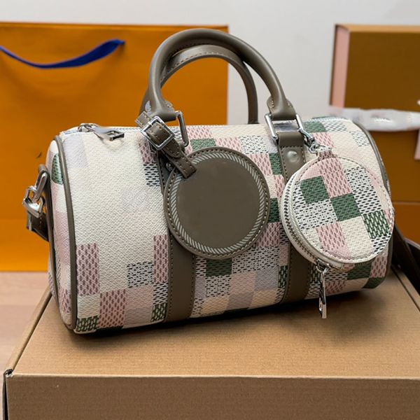 Checkerboard Contrast Large capacity Classic handbag women crossbody High Quality Fashion Wallet Square Handbag purse pouch with Coins Bag 25CM, Split 25*14cm
Checkerboard Contrast Large capacity Classic handbag women crossbody High Quality Fashion Wallet Square Handbag purse pouch with Coins Bag 25CM, Split 25*14cm