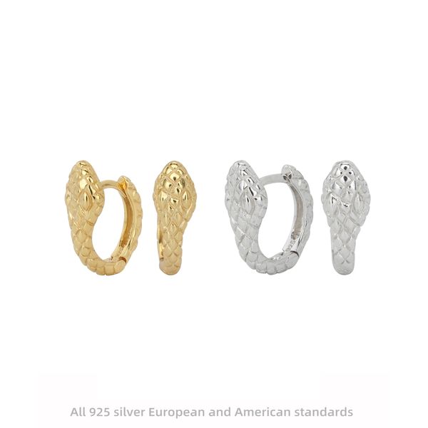 S925 pure silver ear buckle, light luxury snake shaped earrings, personalized and trendy earrings, fashionable and high-end accessories
S925 pure silver ear buckle, light luxury snake shaped earrings, personalized and trendy earrings, fashionable and high-end accessories