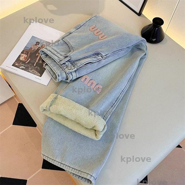 Designer Straight Leg Jeans Loosed Pink Letters Girls Fashion Embroidery High Waisted Denim Pants For Women Add Velvet Boyfriend Jeans Long Wide Trousers, M2
Designer Straight Leg Jeans Loosed Pink Letters Girls Fashion Embroidery High Waisted Denim Pants For Women Add Velvet Boyfriend Jeans Long Wide Trousers, M2