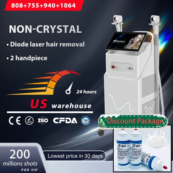 (Combo Set) AresLite 4 Wavelengths Soprano Ice Platinum 808nm Non Crystal Diode Laser Hair Removal Machine + Cold Gel
(Combo Set) AresLite 4 Wavelengths Soprano Ice Platinum 808nm Non Crystal Diode Laser Hair Removal Machine + Cold Gel