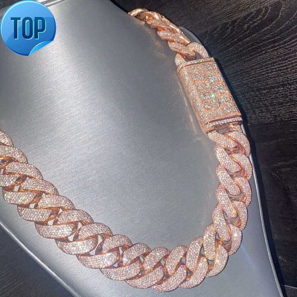 Iced Out 20 Mm Vvs Moissanite Diamond Thick Cuban Link Chain 925 Sterling Silver 24 Inches Cuban Necklace for Men Gifts
Iced Out 20 Mm Vvs Moissanite Diamond Thick Cuban Link Chain 925 Sterling Silver 24 Inches Cuban Necklace for Men Gifts