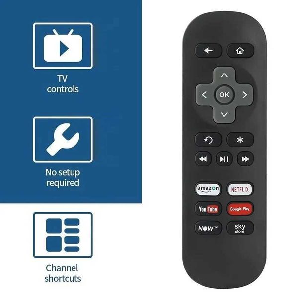 YP New Universal Remote Control Use for Now TV Nowtv Set-Top Box 4500SK-RCU NOW100-RCU 4200SK 4201SK 4500SK 2400SK ControllerXJ241210