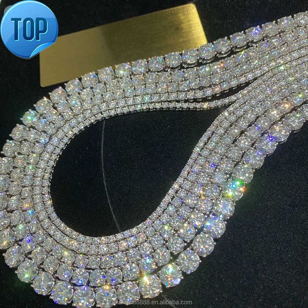 Lab Grown Diamond Tennis Chain Necklace - 5mm Round Brilliant Cut 925 Silver Gia Igi Certified
Lab Grown Diamond Tennis Chain Necklace - 5mm Round Brilliant Cut 925 Silver Gia Igi Certified