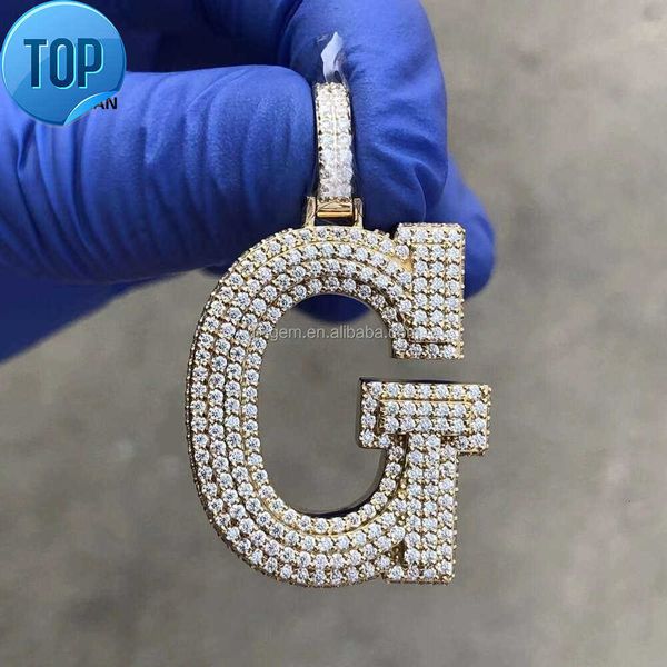 Hip Hop Jewelry Iced Out Custom Mossanite Letter Pendant 925 Sterling Silver Vvs Moissanite Diamond Pendant
Hip Hop Jewelry Iced Out Custom Mossanite Letter Pendant 925 Sterling Silver Vvs Moissanite Diamond Pendant