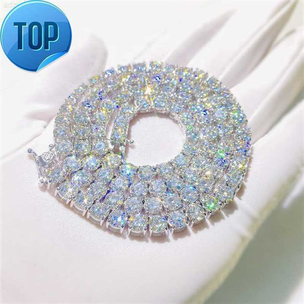 Luxurious Custom Solid Gold Tennis Chain with VVS Moissanite Stones Exquisite Fine Jewelry for Men and Women 5mm Width
Luxurious Custom Solid Gold Tennis Chain with VVS Moissanite Stones Exquisite Fine Jewelry for Men and Women 5mm Width