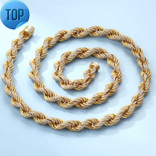 Hiphop Jewelry Silver Moissanite Rope Chain Icy Jewelry Silver Plated 18k Yellow Gold Diamond Cut Rope Chain
Hiphop Jewelry Silver Moissanite Rope Chain Icy Jewelry Silver Plated 18k Yellow Gold Diamond Cut Rope Chain