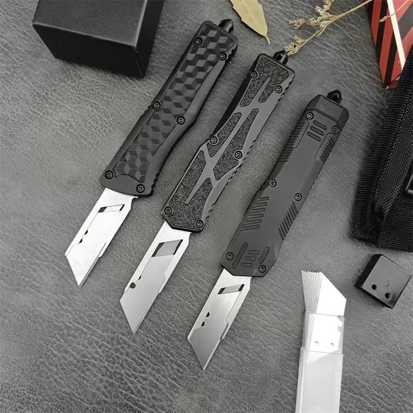 High Quality OTF EDC Pocket 440C Blade Zinc Alloy Handle Outdoor Rescue Survival Knife Tacticals Self Defense Hunting Camping Tools 3300 3400 4850 9000 4600