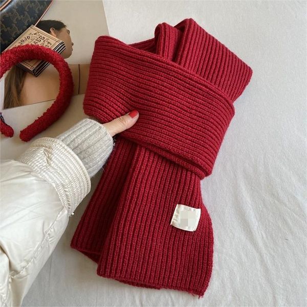 Winter high-end autumn and winter new versatile solid color warm knitted scarf --890899
Winter high-end autumn and winter new versatile solid color warm knitted scarf --890899