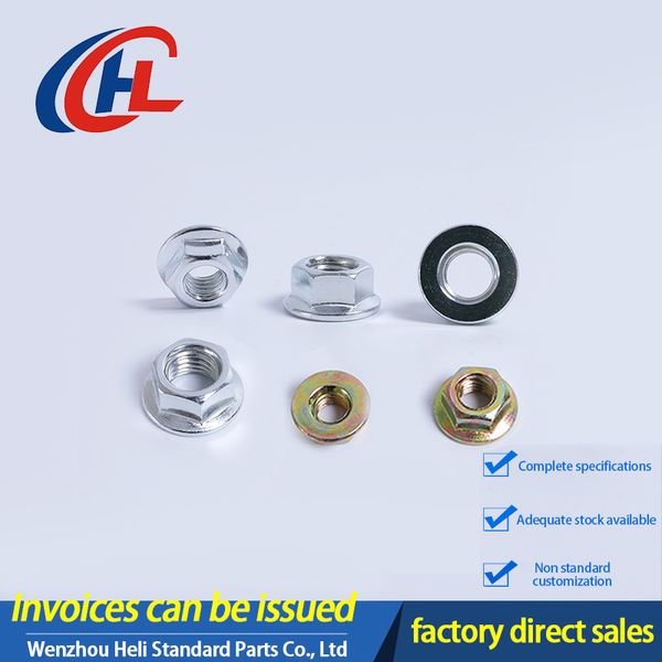 British American system flower teeth flange nuts hardware accessories carbon steel nuts GB6177 hexagonal nuts fastening anti-loosening screws wholesale
British American system flower teeth flange nuts hardware accessories carbon steel nuts GB6177 hexagonal nuts fastening anti-loosening screws wholesale
