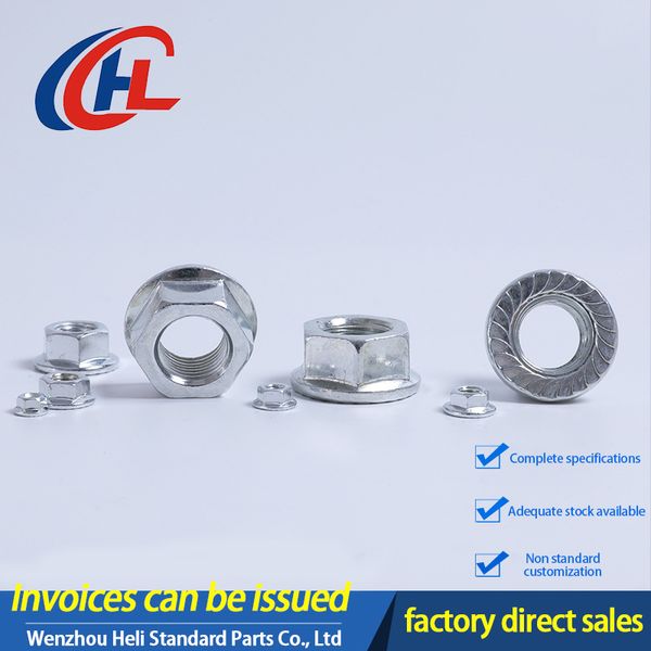British American system flower teeth flange nuts hardware accessories carbon steel nuts GB6177 hexagonal nuts fastening anti-loosening screws
British American system flower teeth flange nuts hardware accessories carbon steel nuts GB6177 hexagonal nuts fastening anti-loosening screws