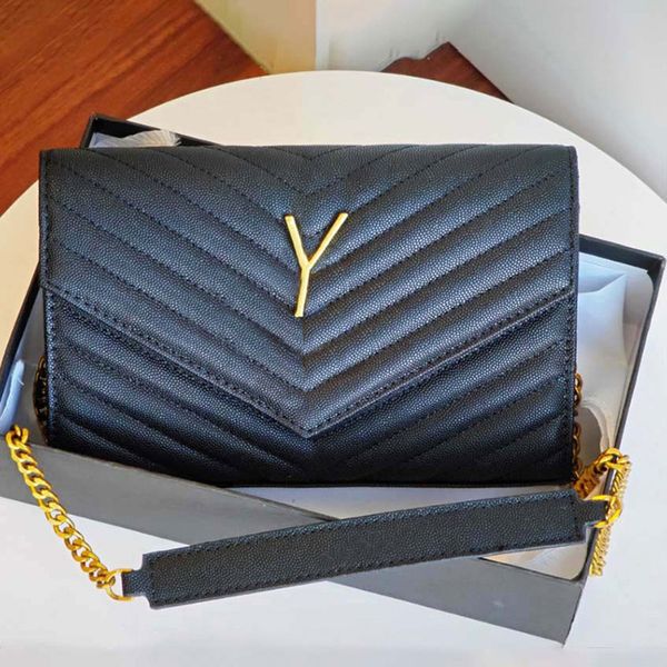 TOP Quality designer bag Shoulder Bag Wallet Crossbody Embossed Denim Leather Chain Classic Black Gold Label Fashion Handbag Envelope Flap Deluxe Bag, 5y
TOP Quality designer bag Shoulder Bag Wallet Crossbody Embossed Denim Leather Chain Classic Black Gold Label Fashion Handbag Envelope Flap Deluxe Bag, 5y