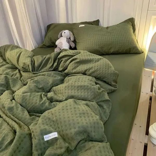 24 Bedding Sets Multi-color Washed Cotton Duvet Cover Set INS Solid Color Soft Bed Sheet With Pillowcase Girls Adults Bedroom Decor, Cream
24 Bedding Sets Multi-color Washed Cotton Duvet Cover Set INS Solid Color Soft Bed Sheet With Pillowcase Girls Adults Bedroom Decor, Cream