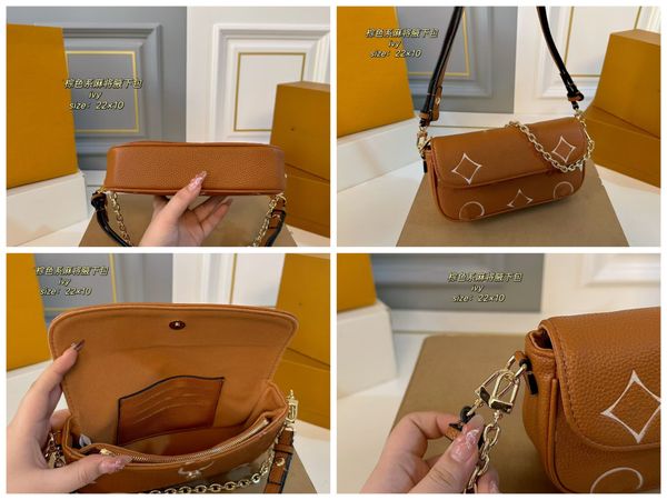 2024 NEW Milky Way Womens brown chain ivy Small Shoulde Bags armpit bag Straps Diagonal Crossbody Bag Designer Handbags For Women, Deep brown
2024 NEW Milky Way Womens brown chain ivy Small Shoulde Bags armpit bag Straps Diagonal Crossbody Bag Designer Handbags For Women, Deep brown