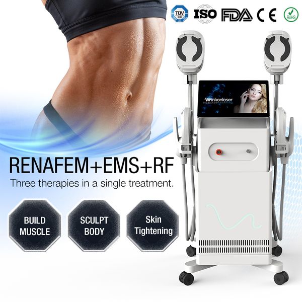 Newly CE Approved Slimming rf technology EMS 5 Handles Muscle Sculpting Spa Fat Remover Body Contouring EMS NEO Machine
Newly CE Approved Slimming rf technology EMS 5 Handles Muscle Sculpting Spa Fat Remover Body Contouring EMS NEO Machine