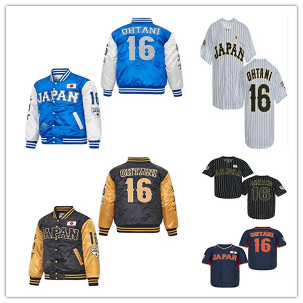 Men Vintage Classic shohei #16 ohtani Japan Baseball Jackets All Embroidered Hip Hop Black Blue, Men white style
Men Vintage Classic shohei #16 ohtani Japan Baseball Jackets All Embroidered Hip Hop Black Blue, Men white style