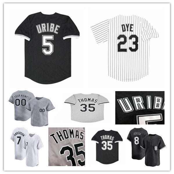 Throwback 2005 WS Baseball Jerseys 8 Bo Jackson 5 Juan Uribe 23 Jermaine Dye 35 Frank Thomas 22 Scott Podsednik 14 PAUL KONERKO 56 MARK BUEHRLE Rowand Custom, Men retro grey with 2005 ws patch
Throwback 2005 WS Baseball Jerseys 8 Bo Jackson 5 Juan Uribe 23 Jermaine Dye 35 Frank Thomas 22 Scott Podsednik 14 PAUL KONERKO 56 MARK BUEHRLE Rowand Custom, Men retro grey with 2005 ws patch