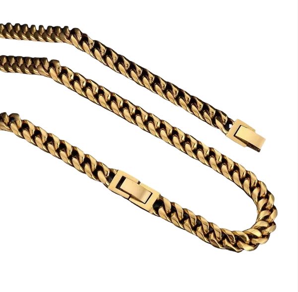 Titanium steel hip-hop chain Cuban men's fashion designer decorates handsome women's washed and non fading luxurious necklace
Titanium steel hip-hop chain Cuban men's fashion designer decorates handsome women's washed and non fading luxurious necklace