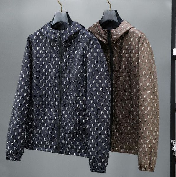 Reversible Men's Windbreaker Jacket