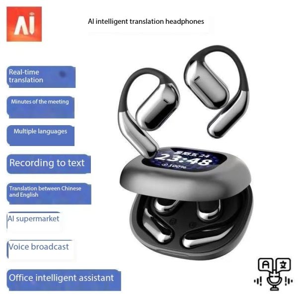 New Q16 Intelligent Ai Translation Earphones For Business M…