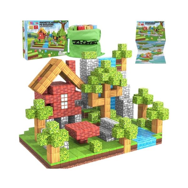 100PCS Magnetic Blocks Toy Build Mine Magnet forest World Set for Boys Girls STEM Montessori Sensory Cubes for Toddlers Gift
100PCS Magnetic Blocks Toy Build Mine Magnet forest World Set for Boys Girls STEM Montessori Sensory Cubes for Toddlers Gift