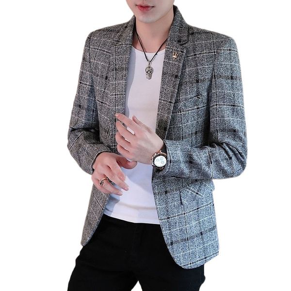 3355 Men's spring autumn winter casual jacket slim fit suit, Yellow
3355 Men's spring autumn winter casual jacket slim fit suit, Yellow