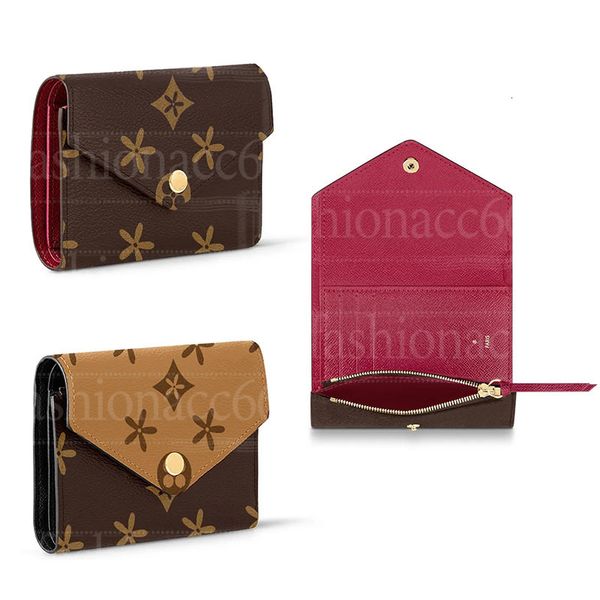 Man Women Wallets Coin Purse Designer Leather Brown wer Victorine Wallet Top Quality Credit Card Holder Chain Purses Key Pouch Gift, Mon0gram orange buckle 
Man Women Wallets Coin Purse Designer Leather Brown wer Victorine Wallet Top Quality Credit Card Holder Chain Purses Key Pouch Gift, Mon0gram orange buckle