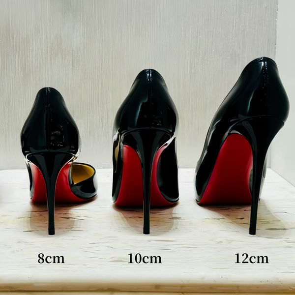 Designer Women High Heels Sandals Red Smooth Bottomed Heels 6cm 8cm 10cm 12cm Stiletto Heel Pointed Toes Nude Black Patent Leather Luxury Pumps dust bag Size 35-44
Designer Women High Heels Sandals Red Smooth Bottomed Heels 6cm 8cm 10cm 12cm Stiletto Heel Pointed Toes Nude Black Patent Leather Luxury Pumps dust bag Size 35-44