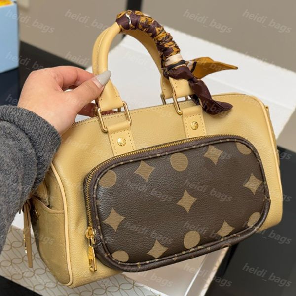 Crossbody Designer Suede Pillow Duffle Bags Travel Leather Handbags For Women Womens Shoulder Bag With Silk Scarf 25CM Cross Body Men, Brown
Crossbody Designer Suede Pillow Duffle Bags Travel Leather Handbags For Women Womens Shoulder Bag With Silk Scarf 25CM Cross Body Men, Brown