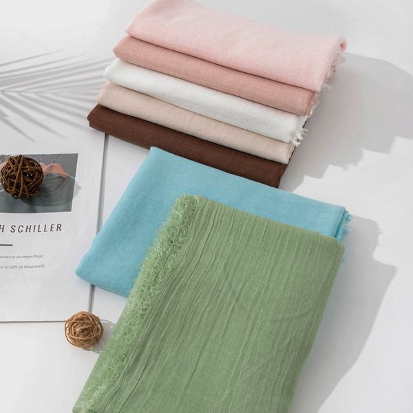 1-815 Spring and autumn pure color Japanese and Korean scarf sun protection warm shawl simple neck
1-815 Spring and autumn pure color Japanese and Korean scarf sun protection warm shawl simple neck